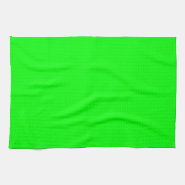 Lime Green Kitchen Towel (Horizontal)