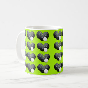 Lime Green Lawn Bowls, Coffee Mug