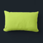 Lime Green Lumbar Pillow 13" x 21"<br><div class="desc">This is for the pillow lovers. Cool!</div>