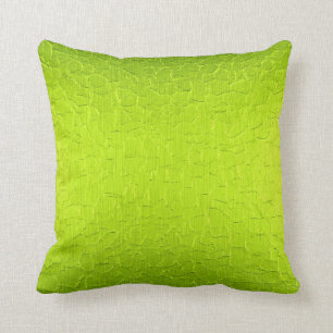 Lime Green Modern Abstract Background Throw Pillow