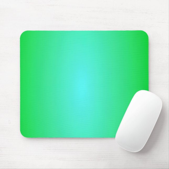 Lime Green Mouse Pad (With Mouse)