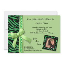 Lime Green Pearls And Zebra Stripes