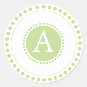 Lime green-Personalized envelope seals