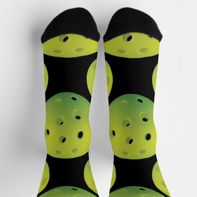 Lime green pickleball socks  (Top)