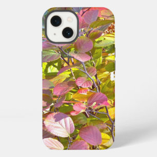"LIME GREEN &PINK FALL LEAVES" CASE FOR iPAD MINI