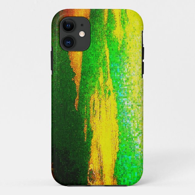 Lime Green River iPhone 5 Case (Back)