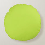 Lime Green Round Throw Pillow (16")<br><div class="desc">This is for the pillow lovers. Cool!</div>