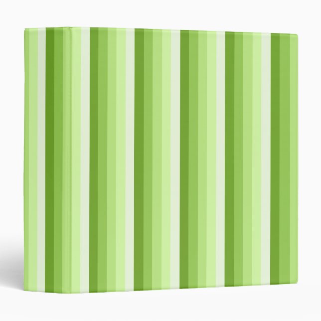 Lime green shadow stripes binder (Front/Spine)