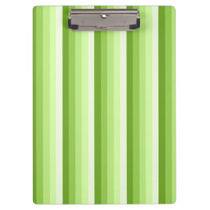 Lime green shadow stripes clipboard