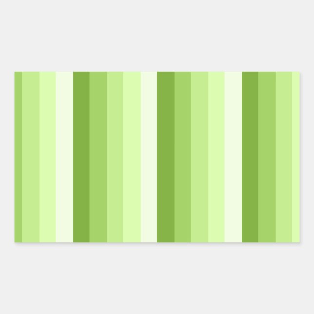 Lime green shadow stripes sticker (Front)