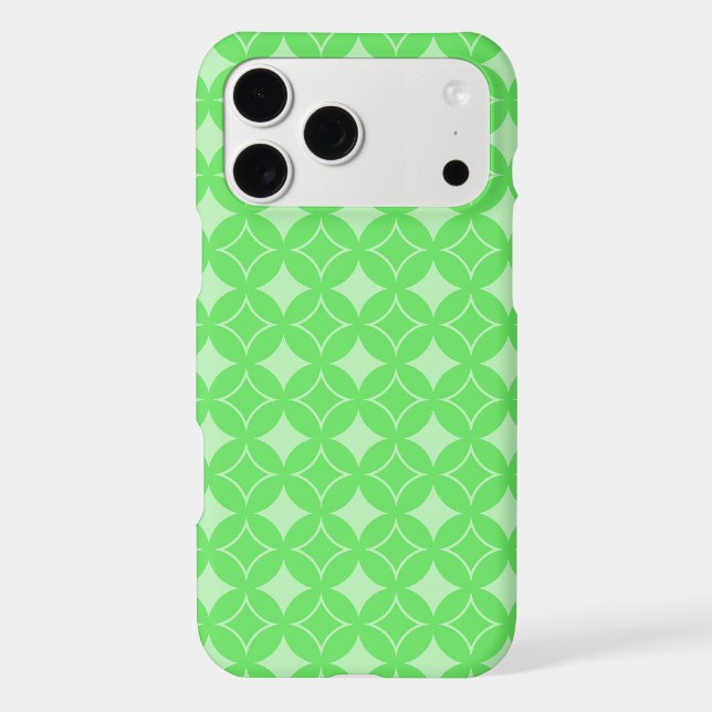 Lime green shippo pattern (Back)