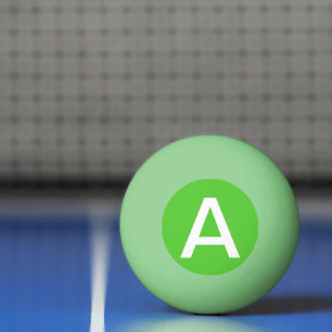 Lime Green Solid Colour Ping Pong Ball