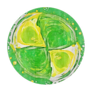 Lime Green Spiral Cutting Board