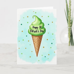 Lime Green St Patricks Day Card