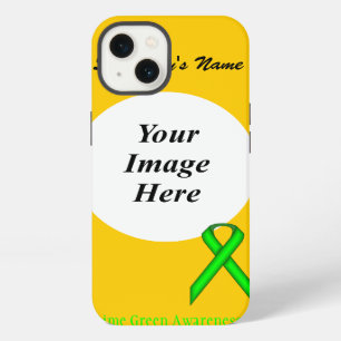 Lime Green Standard Ribbon Tmpl by Kenneth Yoncich iPhone 13 Case