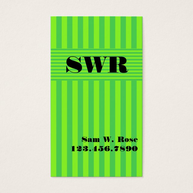 Lime Green Stripe (Front)