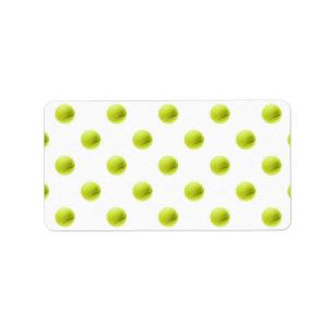 Lime Green Tennis Balls Background Ball Label