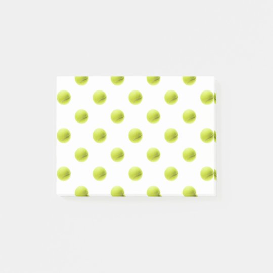 Lime Green Tennis Balls Background Ball Post-it Notes