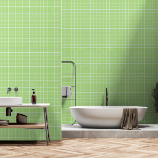Lime Green Tile Wallpaper