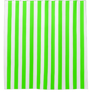 Lime Green White Vertical Stripe NL #0