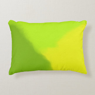 Lime Green & Yellow Decorative Pillow