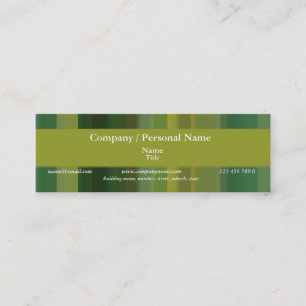 Lime Green Yellow delight - customizable Mini Business Card