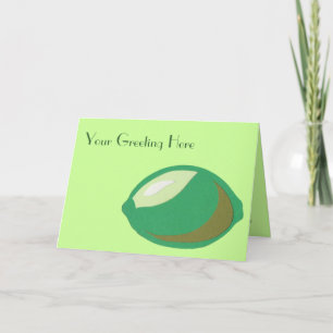 Lime Greeting Card