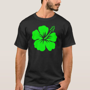 Lime hibiscus flower T-Shirt