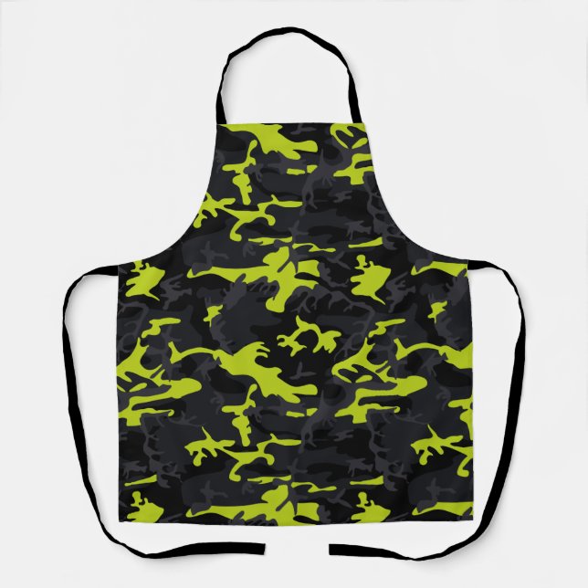 Lime Highlights Camo Apron (Front)
