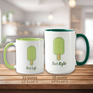 Lime Ice Cream Stick Mug