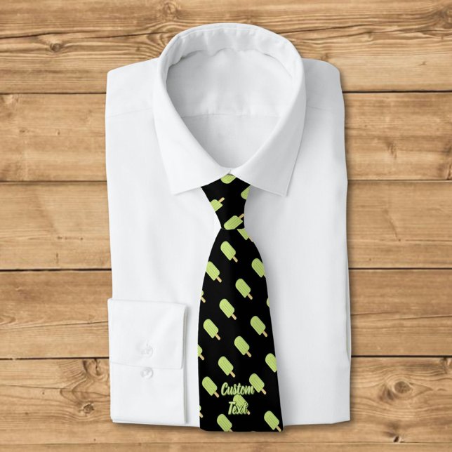 Lime Ice Cream Stick Tie (Creator Uploaded)