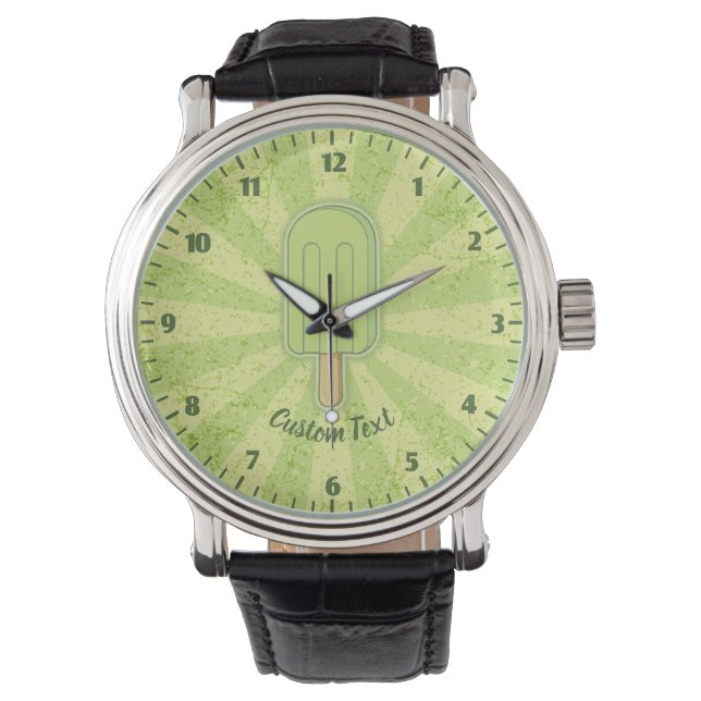 Lime Ice Cream Stick Watch (Front)