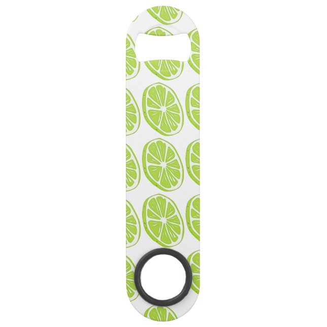 Lime in Your Beer Bartender Bar Fruit Slices Speed Bottle Opener (Front)