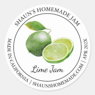 Lime Jam Modern label