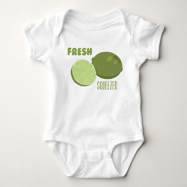 Lime Juice Baby Bodysuit (Front)