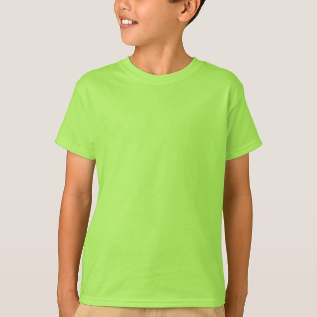 Lime Kids' Basic T-Shirt (Front)