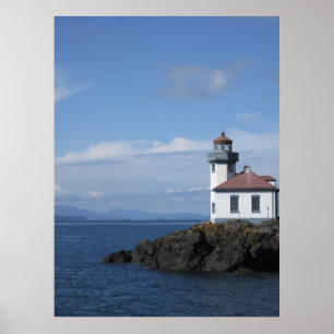 Lime Kiln Lighthouse Poster