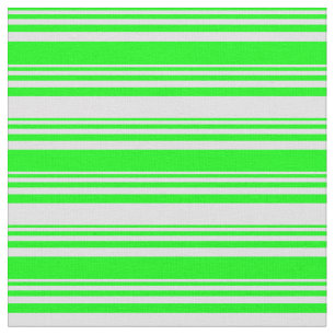 Lime & Lavender Coloured Lined/Striped Pattern Fabric
