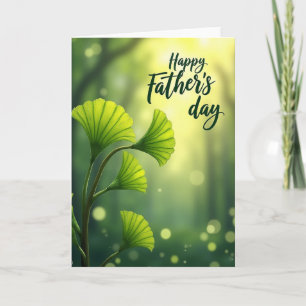 Lime Leaf Sweet Fathers Day Card