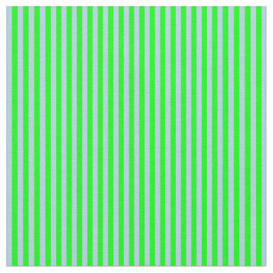 Lime & Light Blue Coloured Lined Pattern Fabric