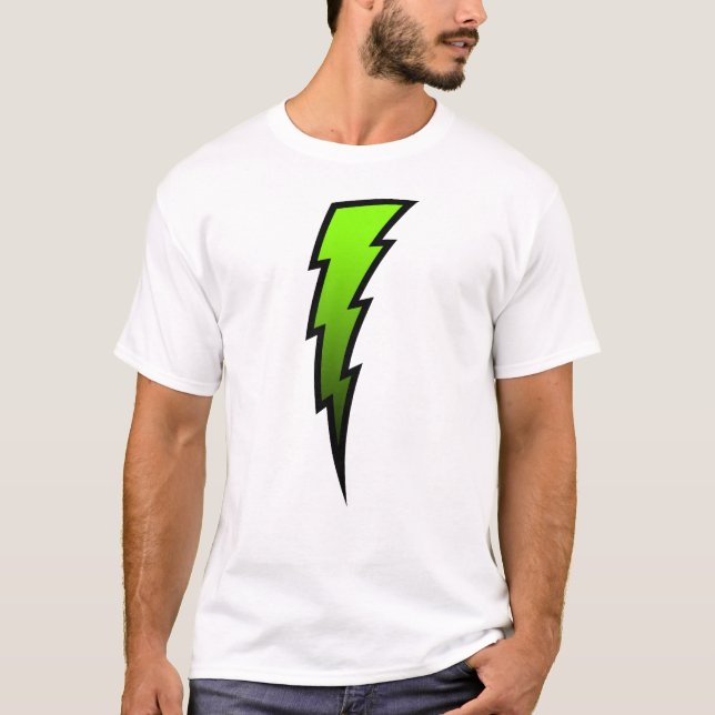 Lime Lightning Bolt T-Shirt (Front)