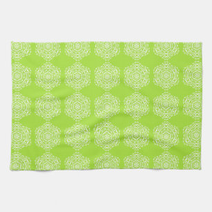 Lime Mandala Kitchen Towel