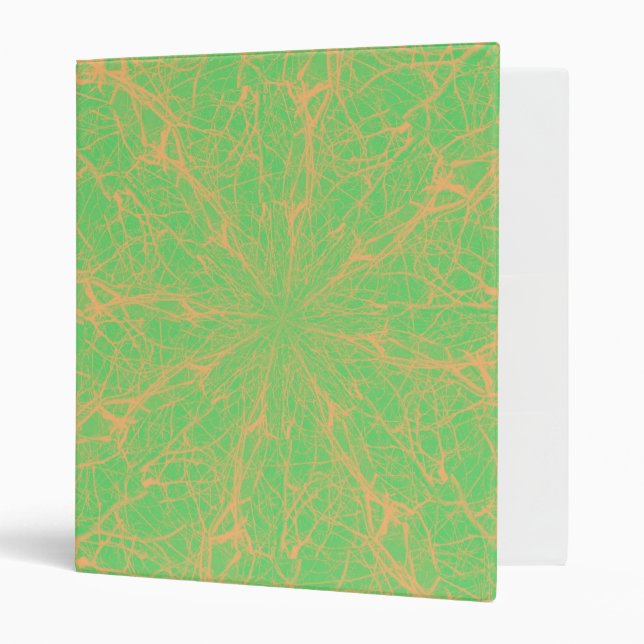 Lime Maze Avery Binder (Front/Inside)