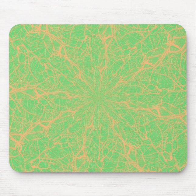 Lime Maze Mouse Pad (Front)
