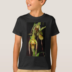 Lime Paphiopedilum flowers T-Shirt