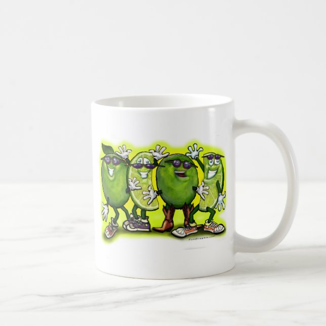 Lime Party Coffee Mug (Right)