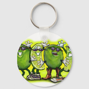 Lime Party Keychain