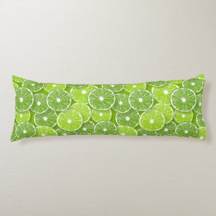 Lime pop body pillow