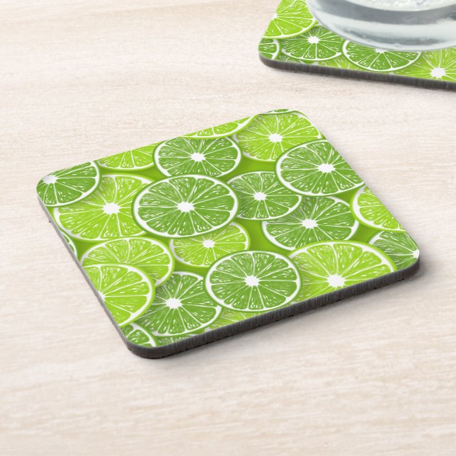 Lime pop coaster (Left Side)