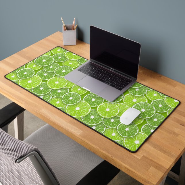 Lime pop desk mat (Office 2)